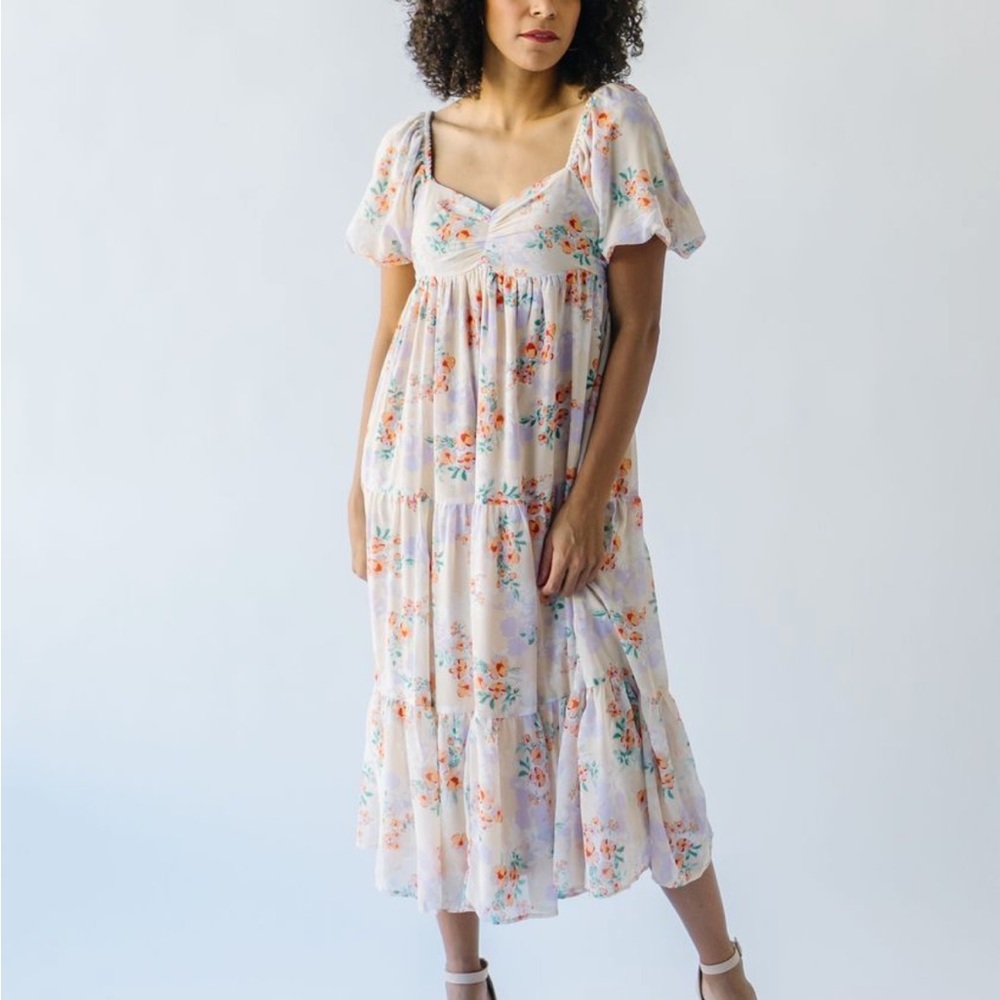Piper and Scoot Almira Floral Dress, XL